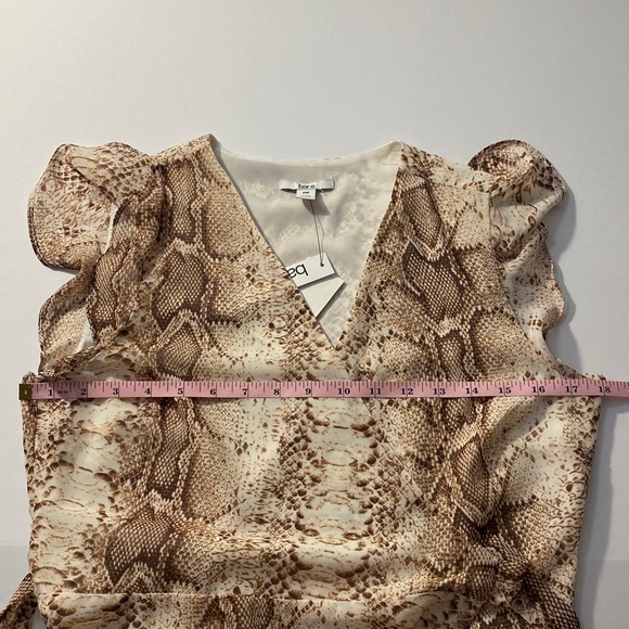 Snake Print Boho Wrap Dress - Picture 12 of 12